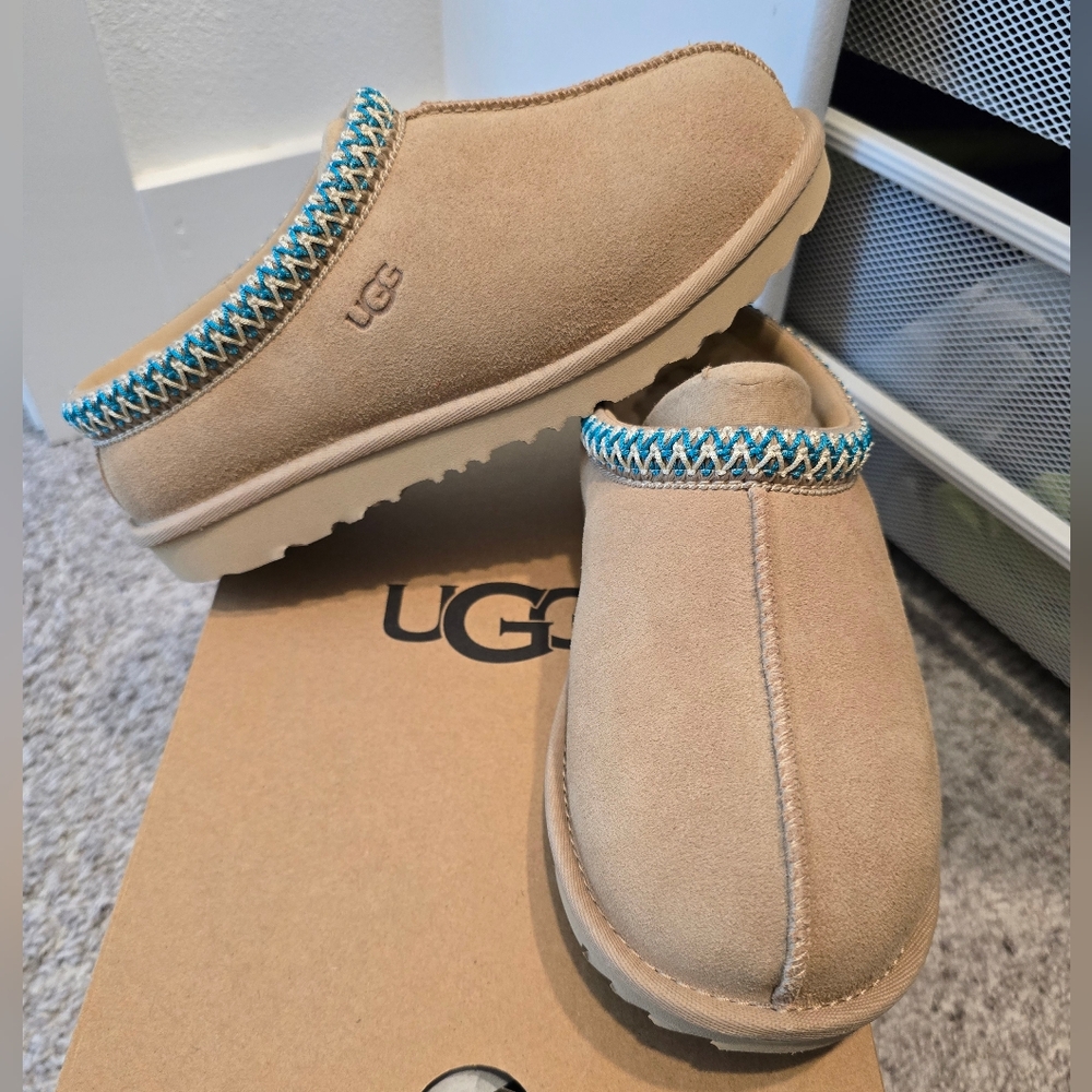 UGG Tasman Driftwood Slippers NEW IN BOX NEVER WORN
